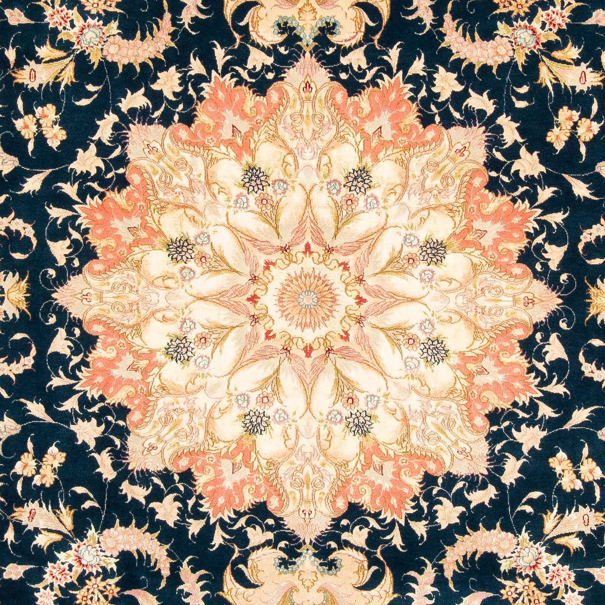 Perzisch tapijt - Tabriz - Royal - 308 x 200 cm - donkerblauw