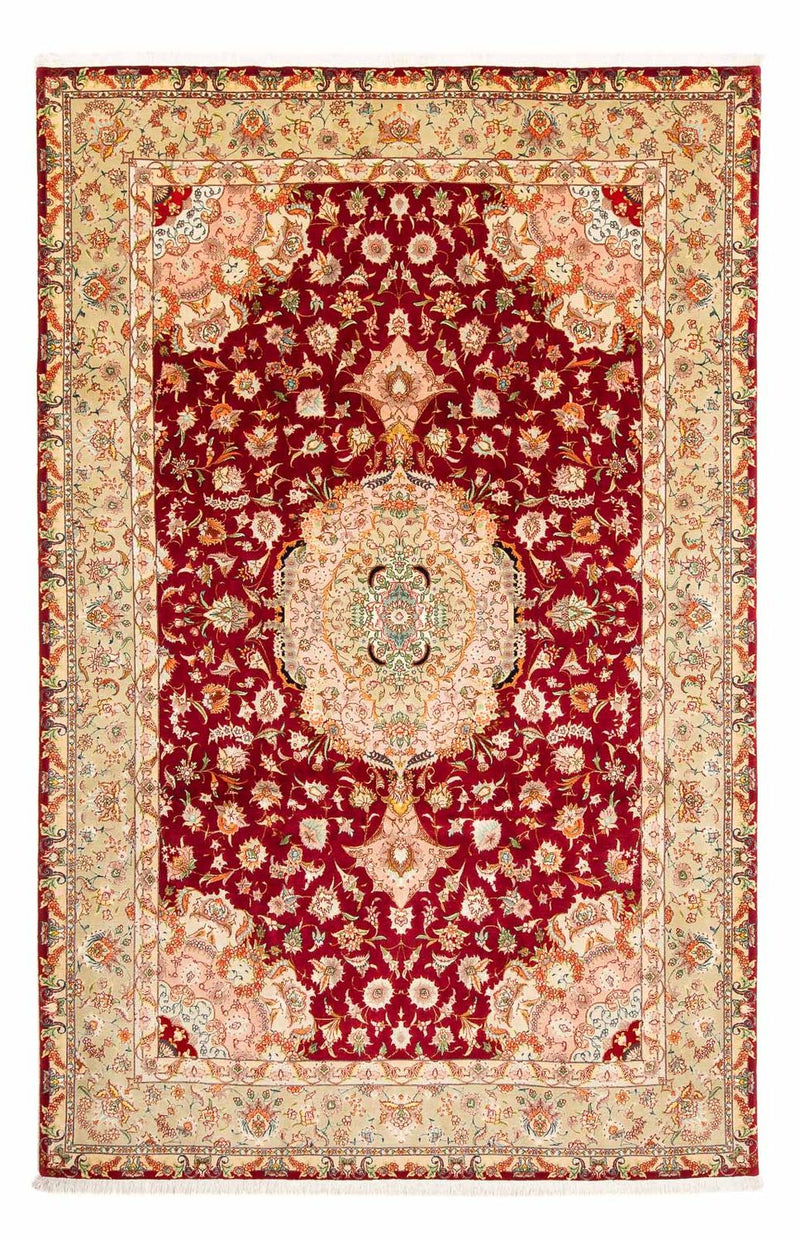 Perzisch tapijt - Tabriz - Royal - 312 x 204 cm - donkerrood
