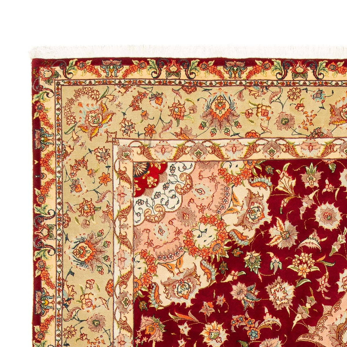 Perzisch tapijt - Tabriz - Royal - 312 x 204 cm - donkerrood
