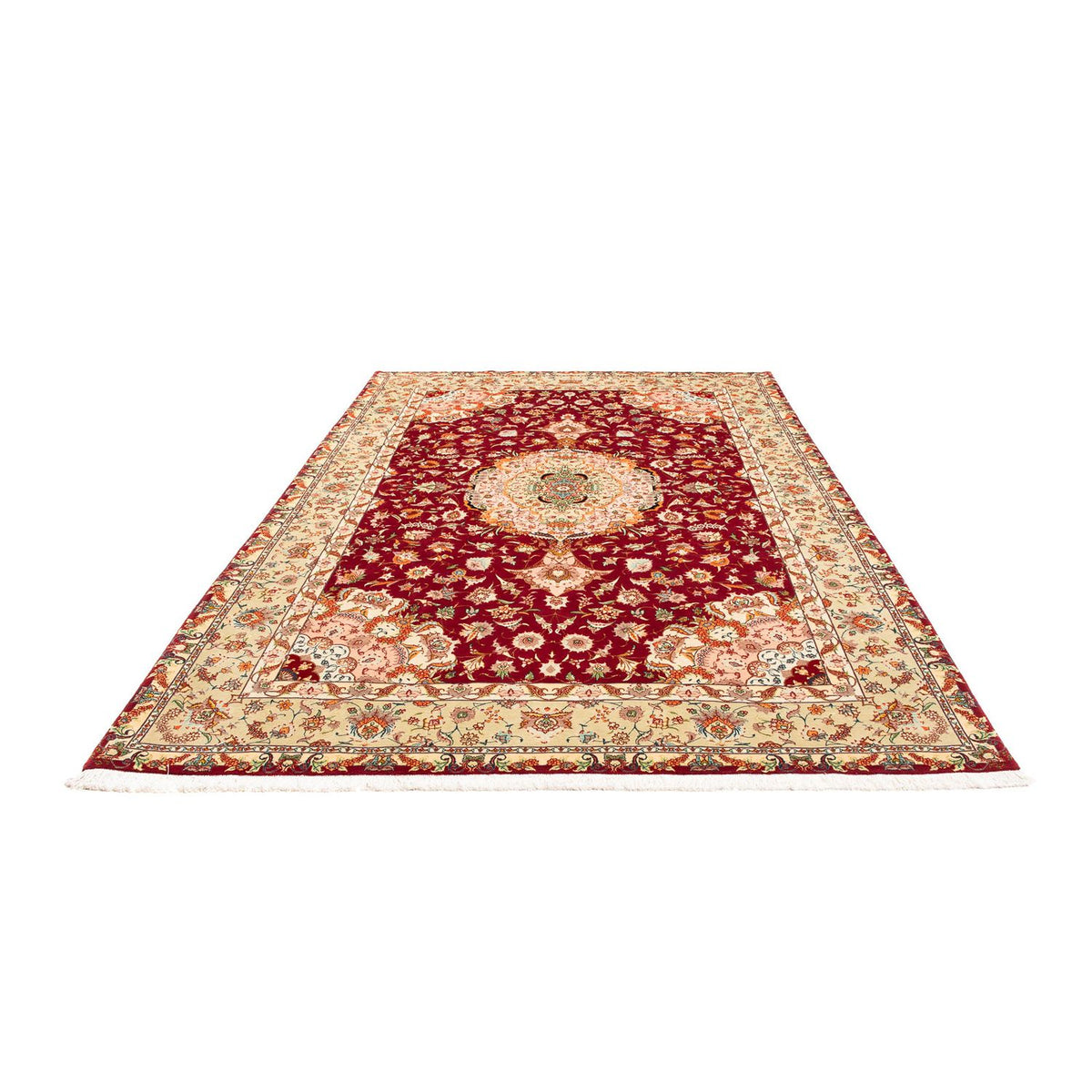 Perzisch tapijt - Tabriz - Royal - 312 x 204 cm - donkerrood