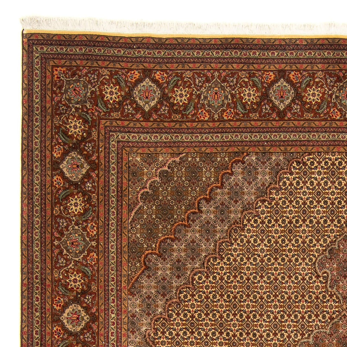 Perzisch tapijt - Tabriz - 250 x 200 cm - bruin