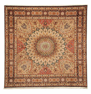 Perzisch tapijt - Tabriz - Royal vierkant  - 253 x 252 cm - veelkleurig