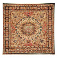 Perzisch tapijt - Tabriz - Royal vierkant  - 253 x 252 cm - veelkleurig