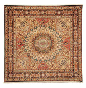 Perzisch tapijt - Tabriz - Royal vierkant  - 253 x 252 cm - veelkleurig