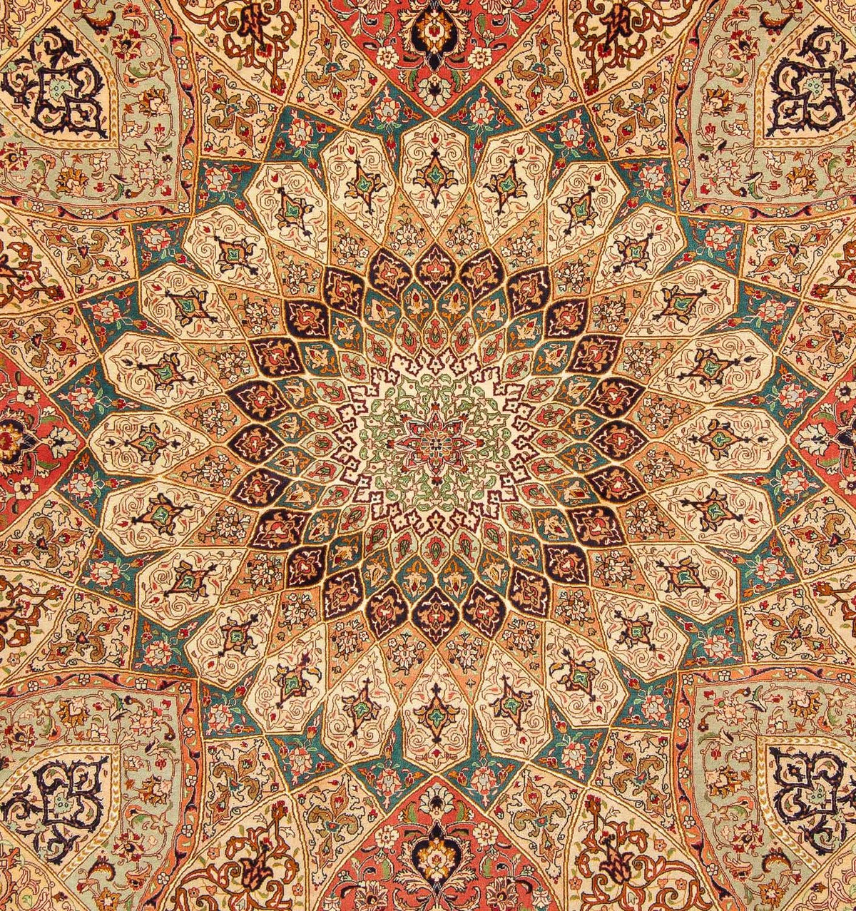 Perzisch tapijt - Tabriz - Royal vierkant  - 253 x 252 cm - veelkleurig