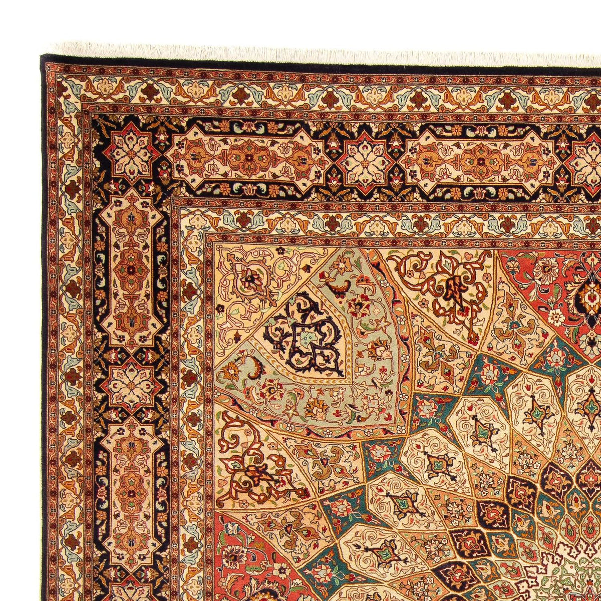 Tabriz - 50 Raj Tapijt 252x253cm - Perzisch tapijt