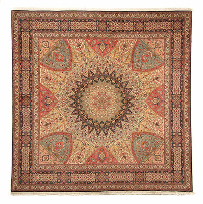 Perzisch tapijt - Tabriz - Royal vierkant  - 253 x 250 cm - veelkleurig