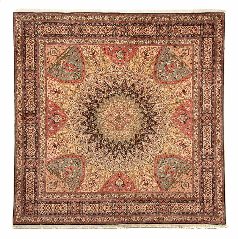 Perzisch tapijt - Tabriz - Royal vierkant  - 253 x 250 cm - veelkleurig