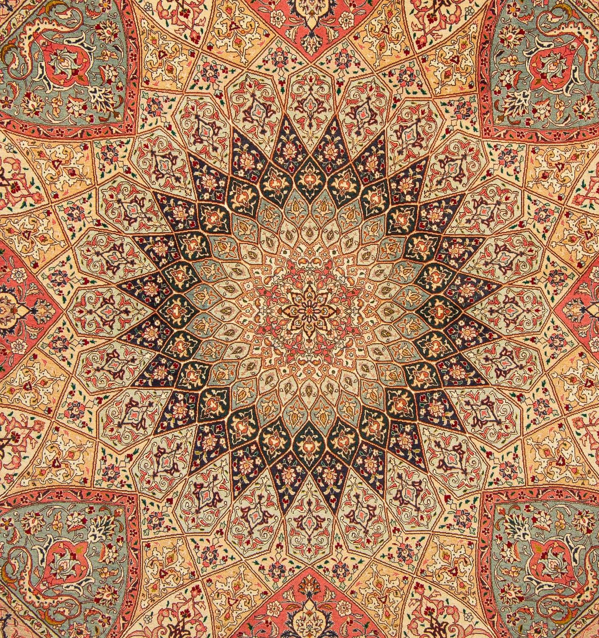 Perzisch tapijt - Tabriz - Royal vierkant  - 253 x 250 cm - veelkleurig