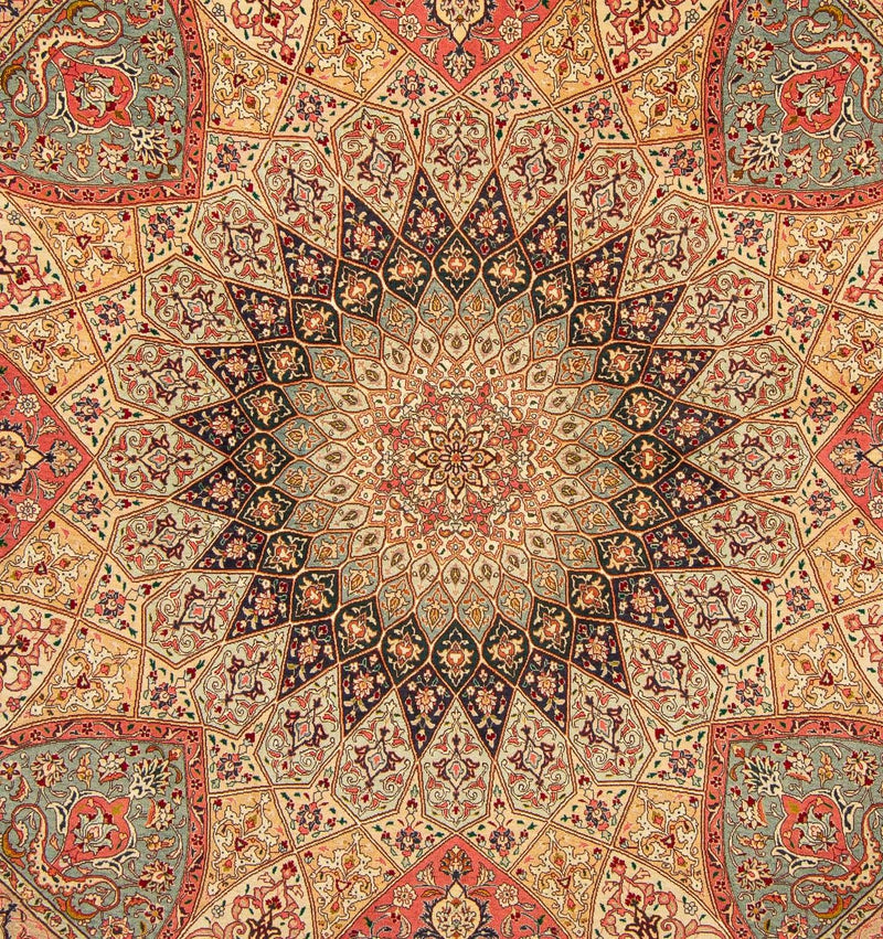 Perzisch tapijt - Tabriz - Royal vierkant  - 253 x 250 cm - veelkleurig