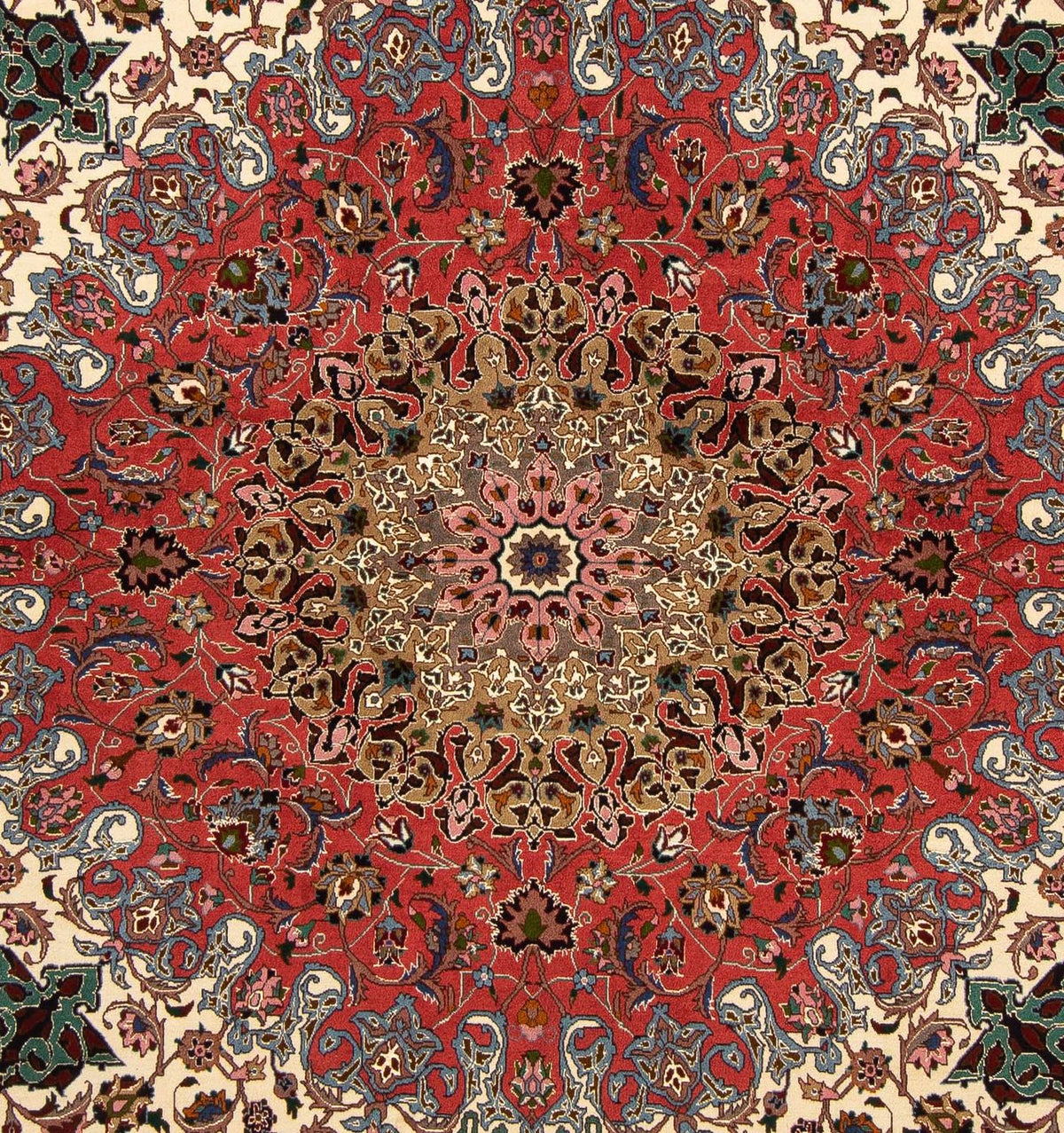 Perzisch tapijt - Tabriz - Royal vierkant  - 202 x 200 cm - veelkleurig