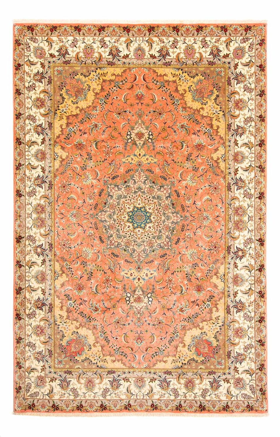 Perzisch tapijt - Tabriz - Royal - 310 x 202 cm - beige