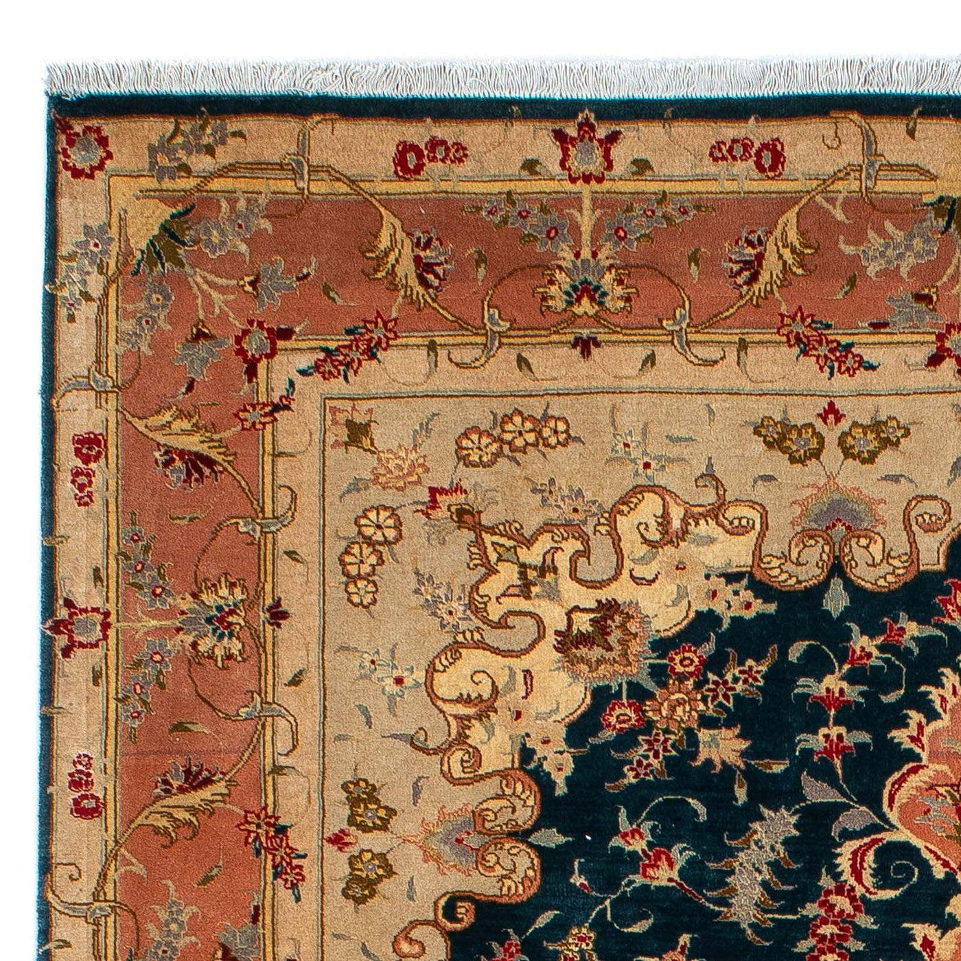 Tabriz - 50 Raj Tapijt 202x152cm - Perzisch tapijt