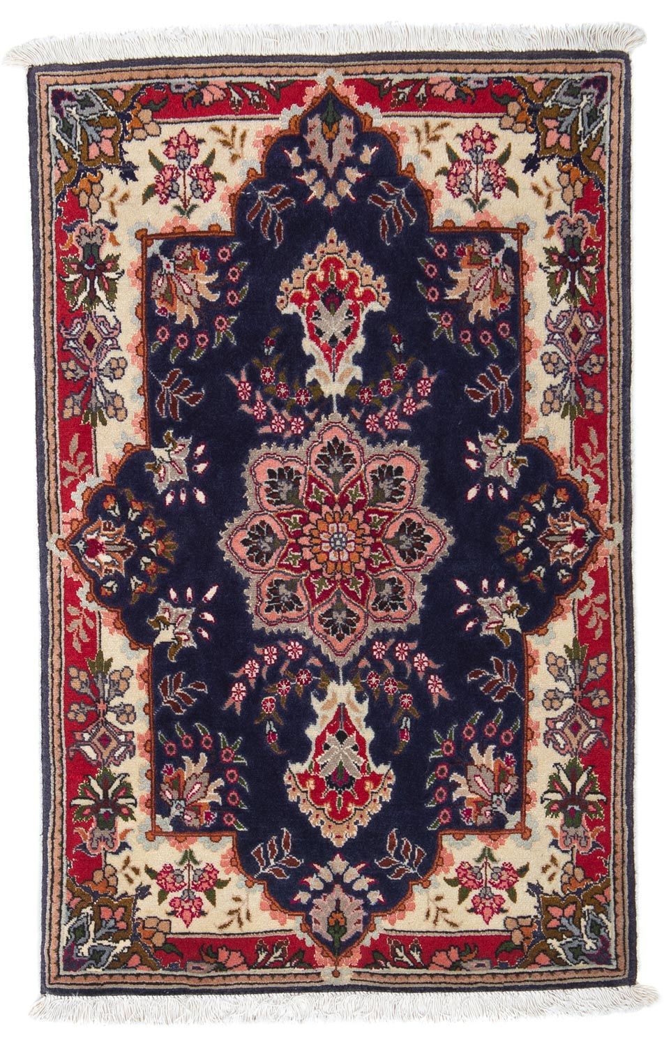 Perzisch tapijt - Tabriz - Royal - 93 x 61 cm - donkerblauw