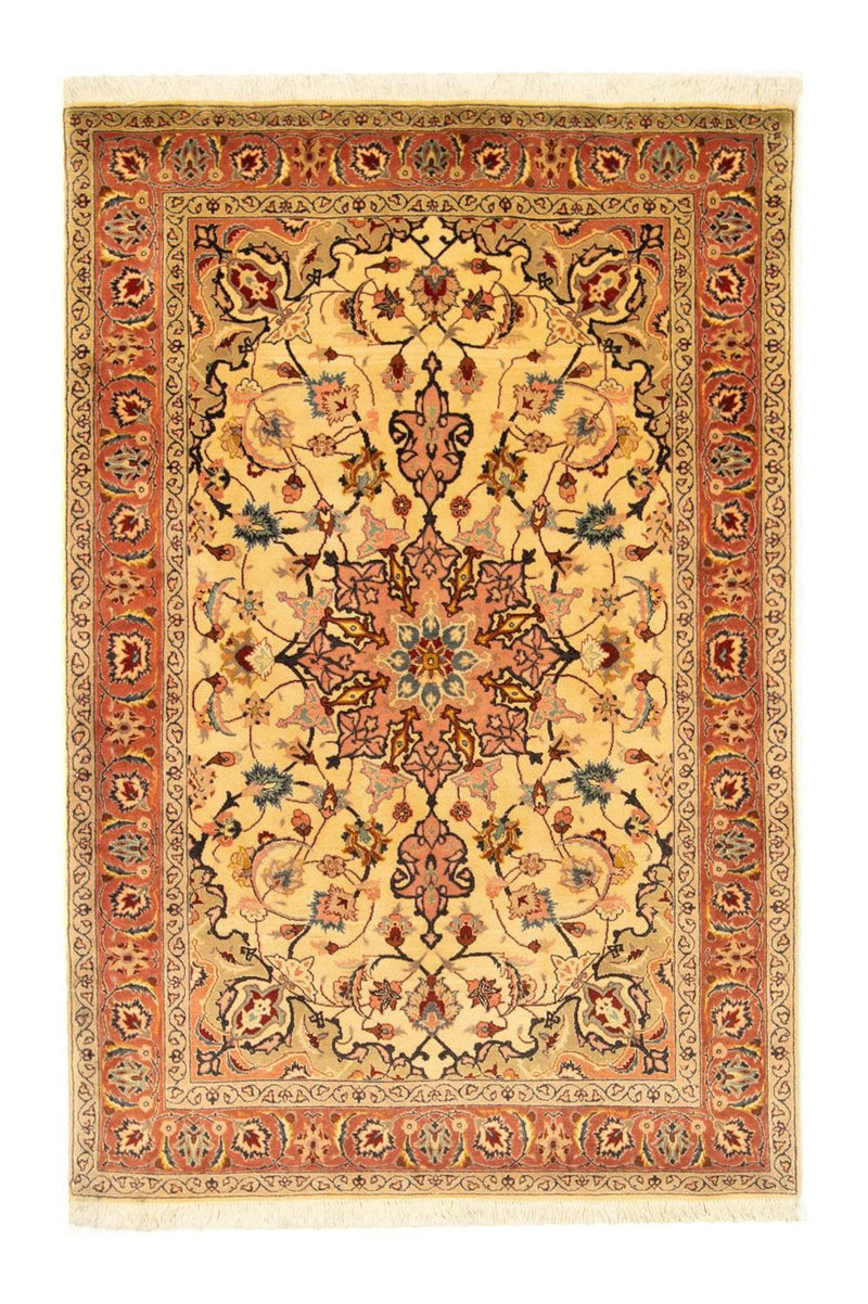 Perzisch tapijt - Tabriz - Royal - 153 x 100 cm - beige