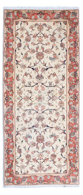 Loper Perzisch tapijt - Tabriz - Royal - 183 x 77 cm - beige