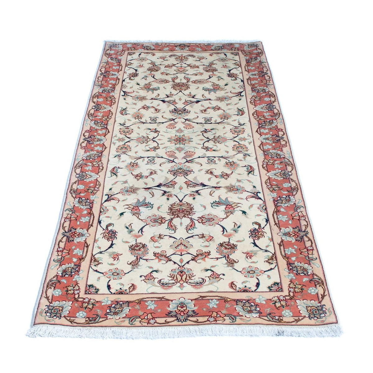 Loper Perzisch tapijt - Tabriz - Royal - 183 x 77 cm - beige