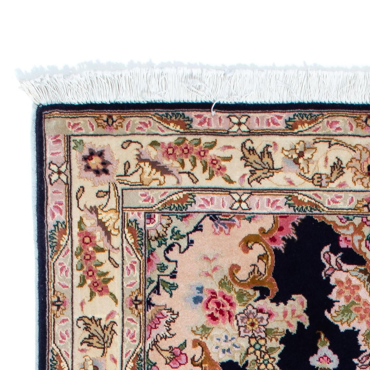 Loper Perzisch tapijt - Tabriz - Royal - 198 x 82 cm - donkerblauw