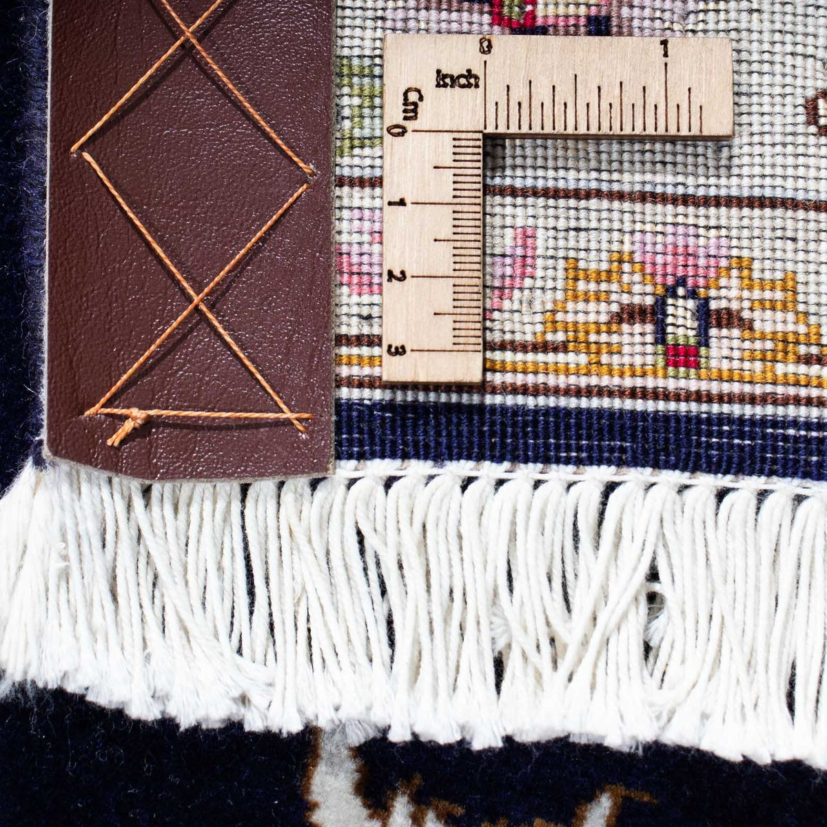 Loper Perzisch tapijt - Tabriz - Royal - 198 x 82 cm - donkerblauw