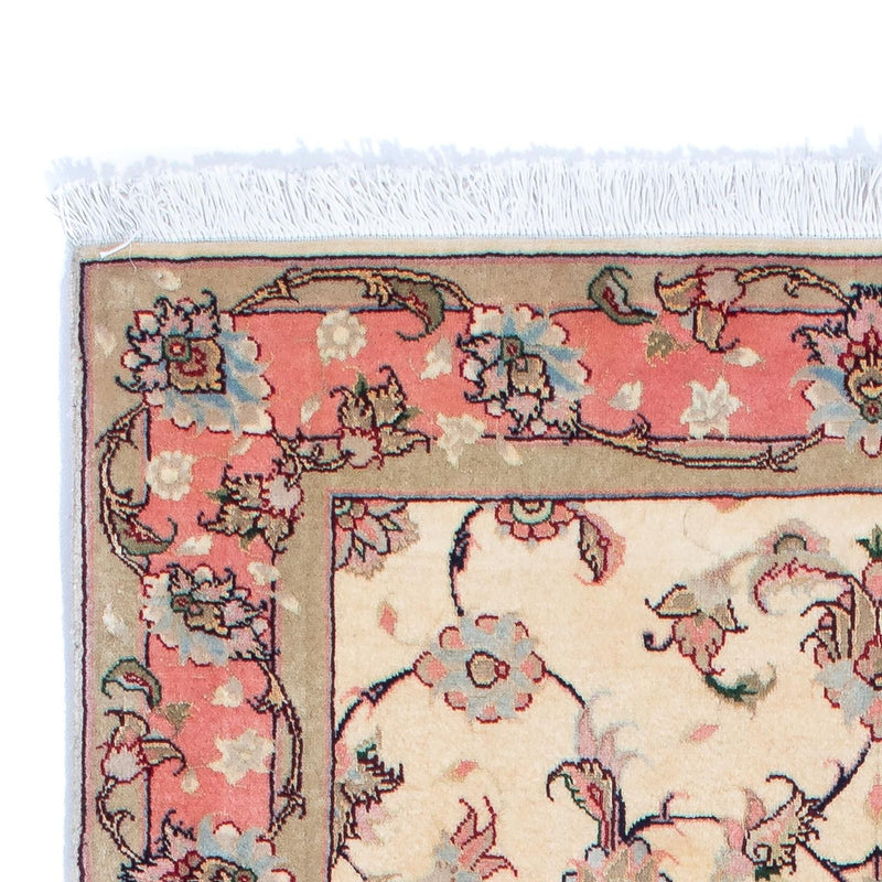 Loper Perzisch tapijt - Tabriz - Royal - 200 x 77 cm - beige