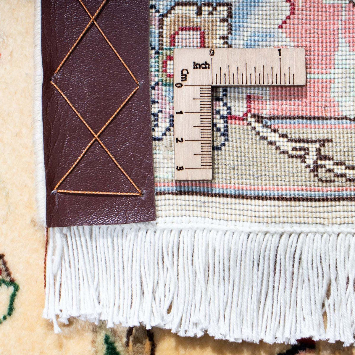 Loper Perzisch tapijt - Tabriz - Royal - 200 x 77 cm - beige