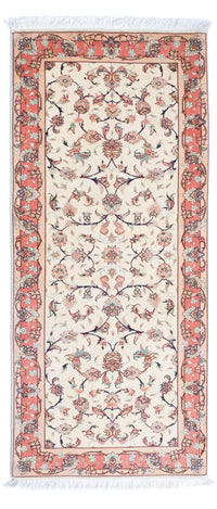 Loper Perzisch tapijt - Tabriz - Royal - 187 x 77 cm - beige