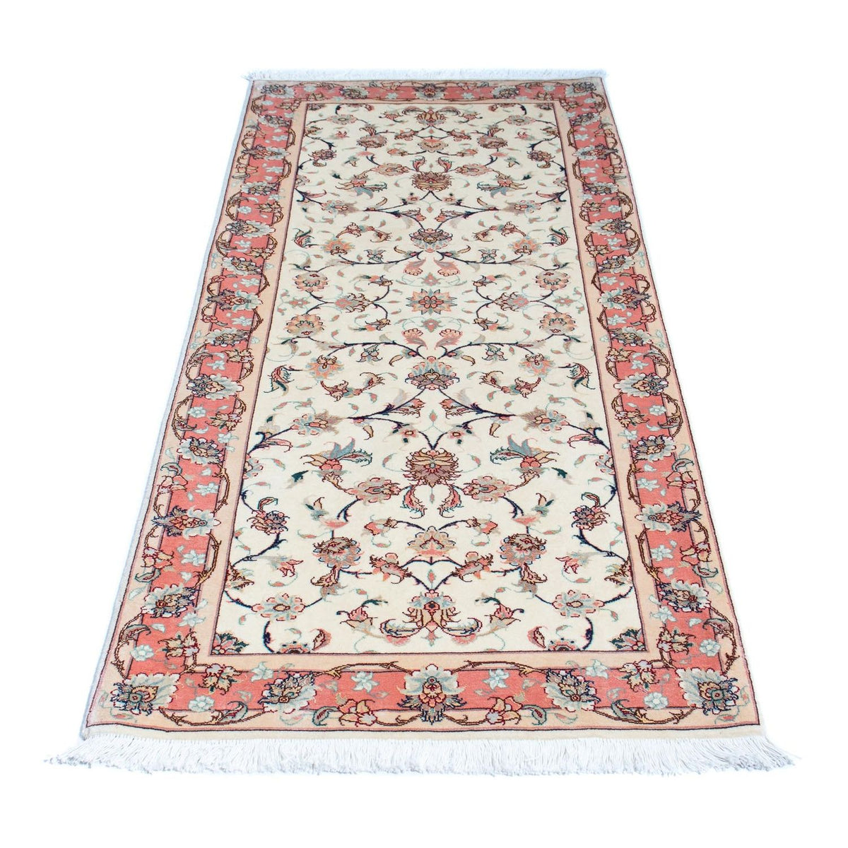 Loper Perzisch tapijt - Tabriz - Royal - 187 x 77 cm - beige