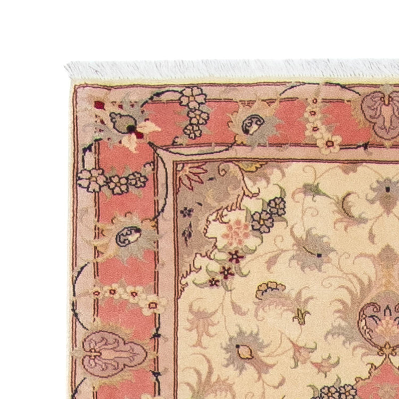 Loper Perzisch tapijt - Tabriz - Royal - 410 x 80 cm - beige