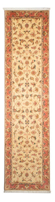 Loper Perzisch tapijt - Tabriz - Royal - 290 x 74 cm - beige