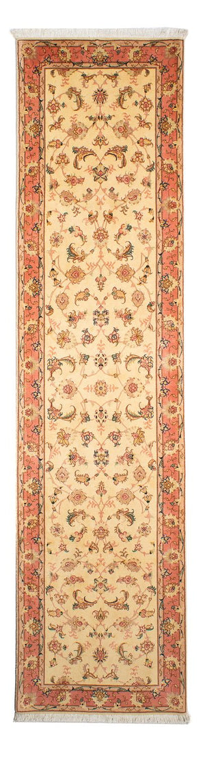 Loper Perzisch tapijt - Tabriz - Royal - 290 x 74 cm - beige