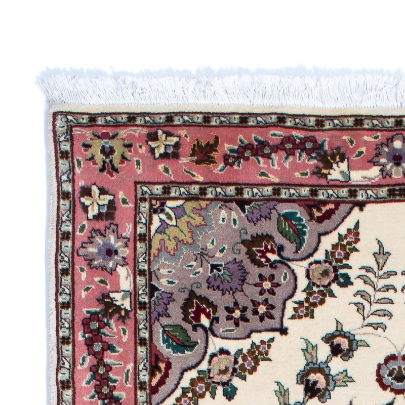 Loper Perzisch tapijt - Tabriz - Royal - 202 x 82 cm - beige