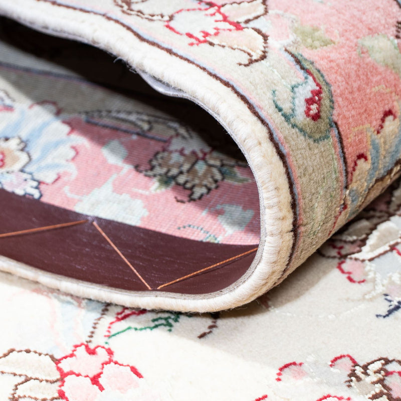 Loper Perzisch tapijt - Tabriz - Royal - 202 x 77 cm - beige