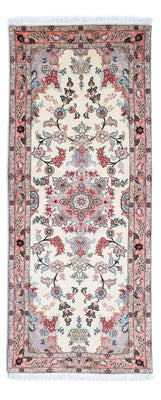Loper Perzisch tapijt - Tabriz - Royal - 205 x 82 cm - beige