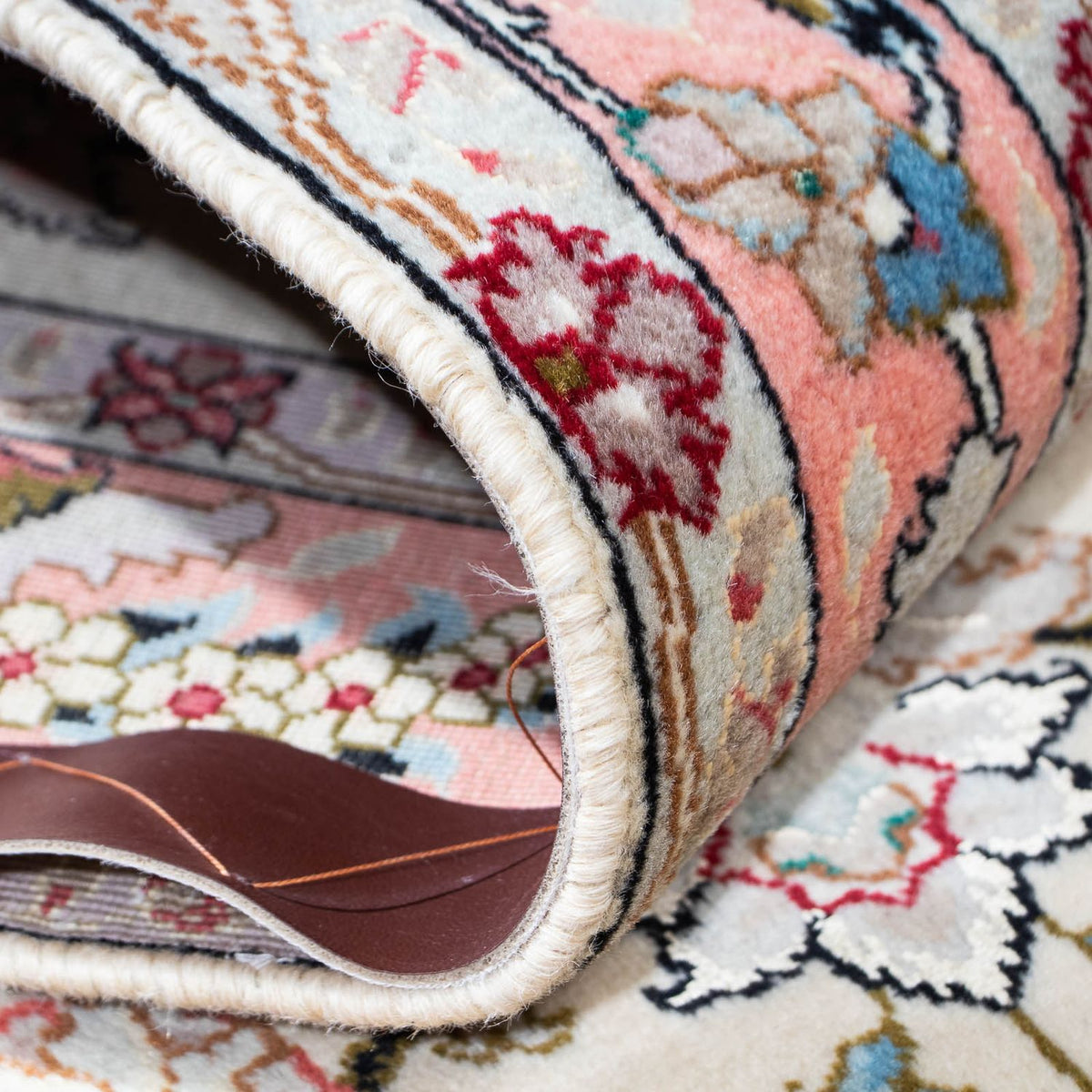 Loper Perzisch tapijt - Tabriz - Royal - 205 x 82 cm - beige