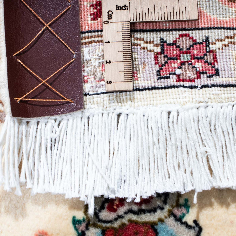 Loper Perzisch tapijt - Tabriz - Royal - 205 x 82 cm - beige