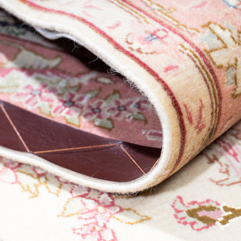 Loper Perzisch tapijt - Tabriz - Royal - 221 x 82 cm - beige