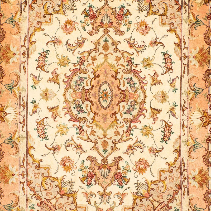 Loper Perzisch tapijt - Tabriz - Royal - 314 x 87 cm - beige
