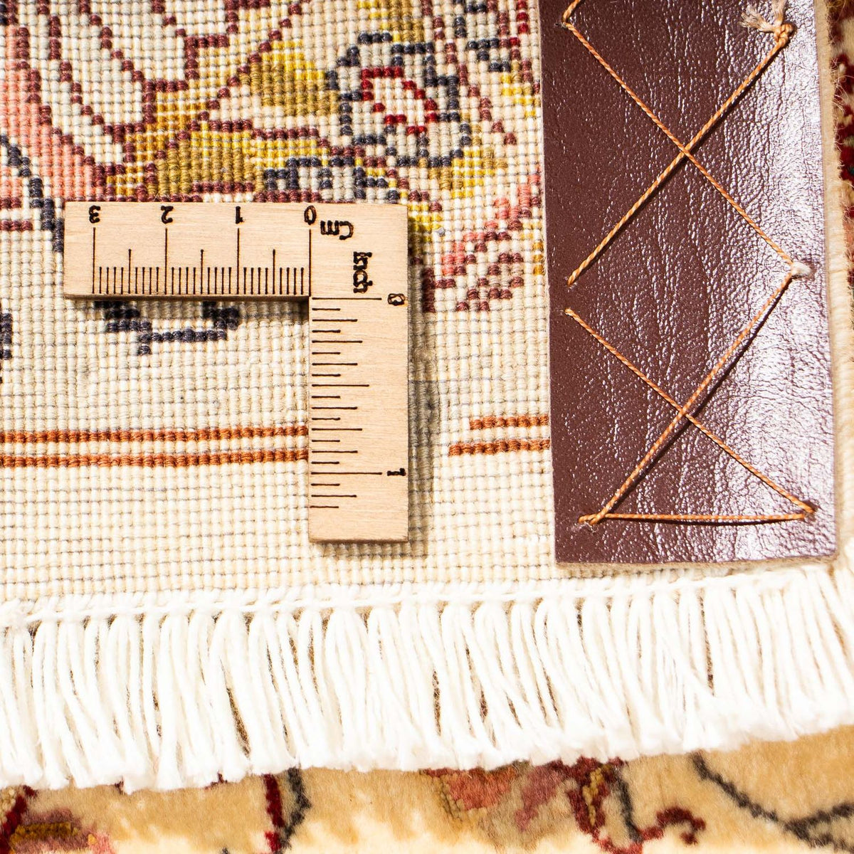 Loper Perzisch tapijt - Tabriz - Royal - 314 x 87 cm - beige