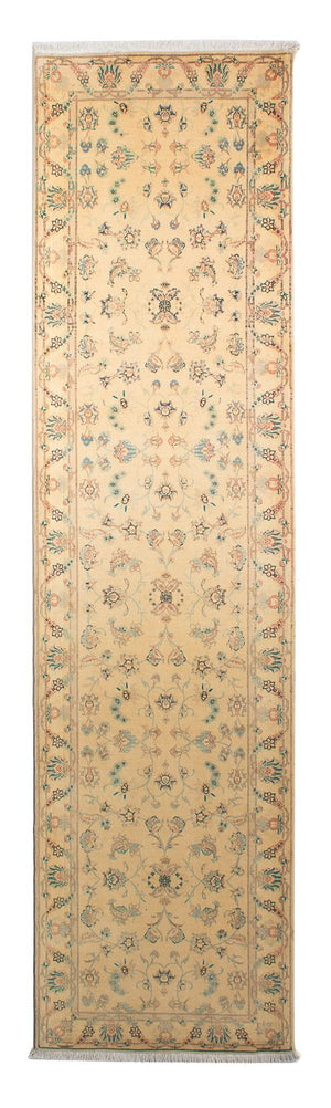 Loper Perzisch tapijt - Tabriz - Royal - 292 x 79 cm - lichtbruin
