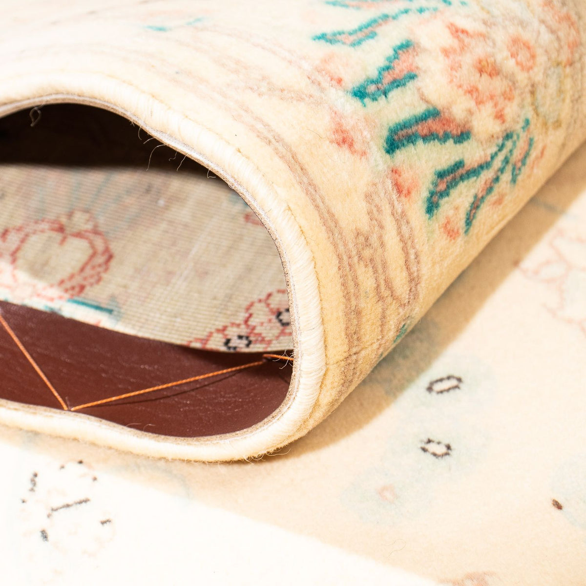 Loper Perzisch tapijt - Tabriz - Royal - 292 x 79 cm - lichtbruin