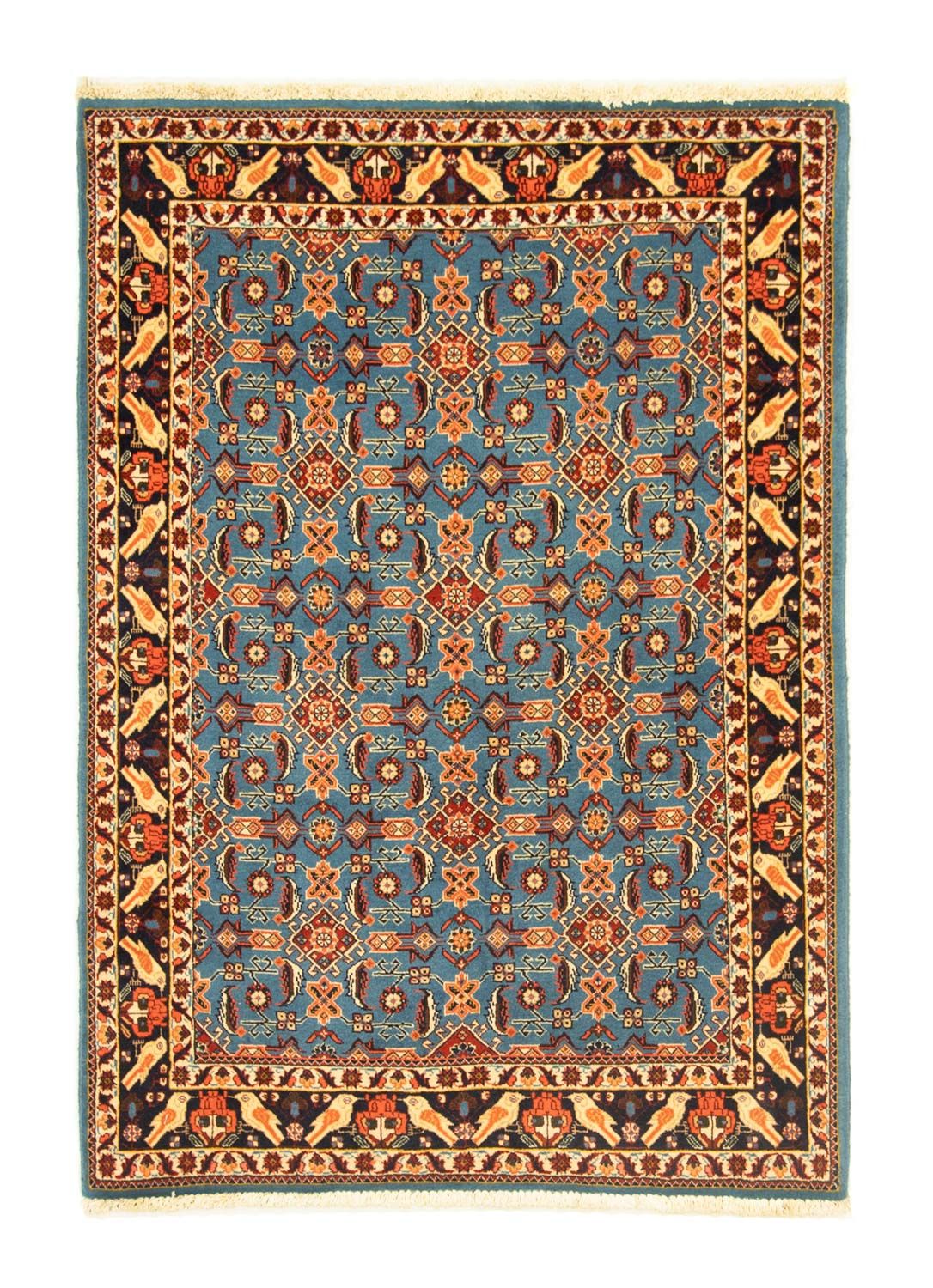 Perzisch Tapijt - Nomadisch - 142 x 102 cm - turkoois
