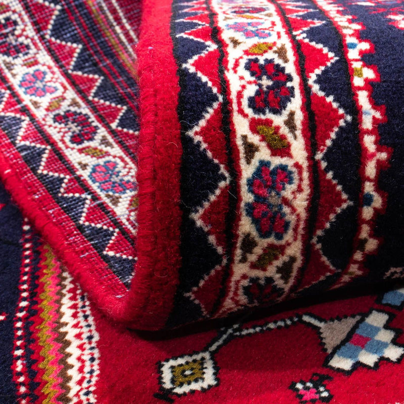 Perzisch Tapijt - Nomadisch - 150 x 98 cm - donkerrood