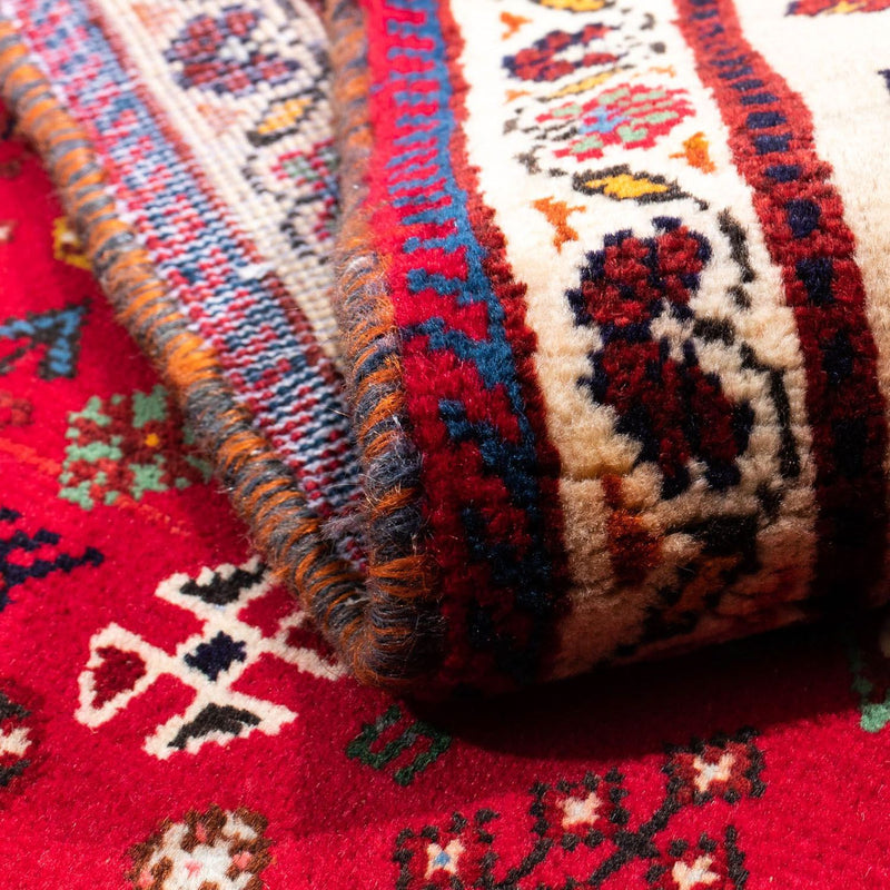 Perzisch Tapijt - Nomadisch - 161 x 103 cm - donkerrood