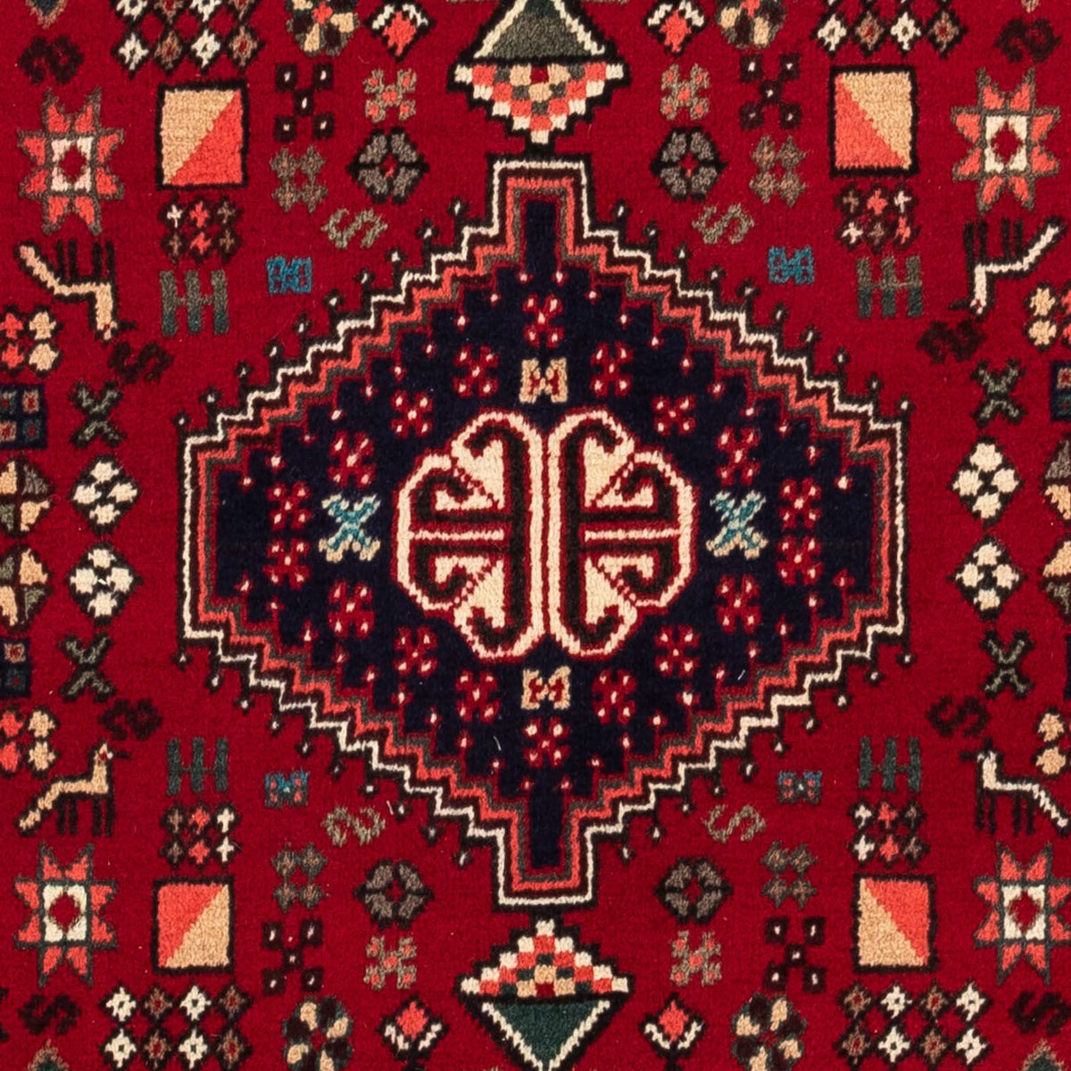 Perzisch Tapijt - Nomadisch - 144 x 100 cm - donkerrood