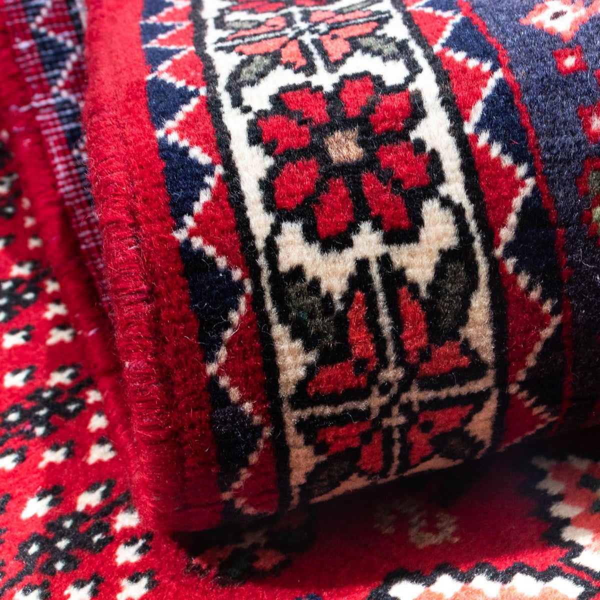 Perzisch Tapijt - Nomadisch - 144 x 100 cm - donkerrood