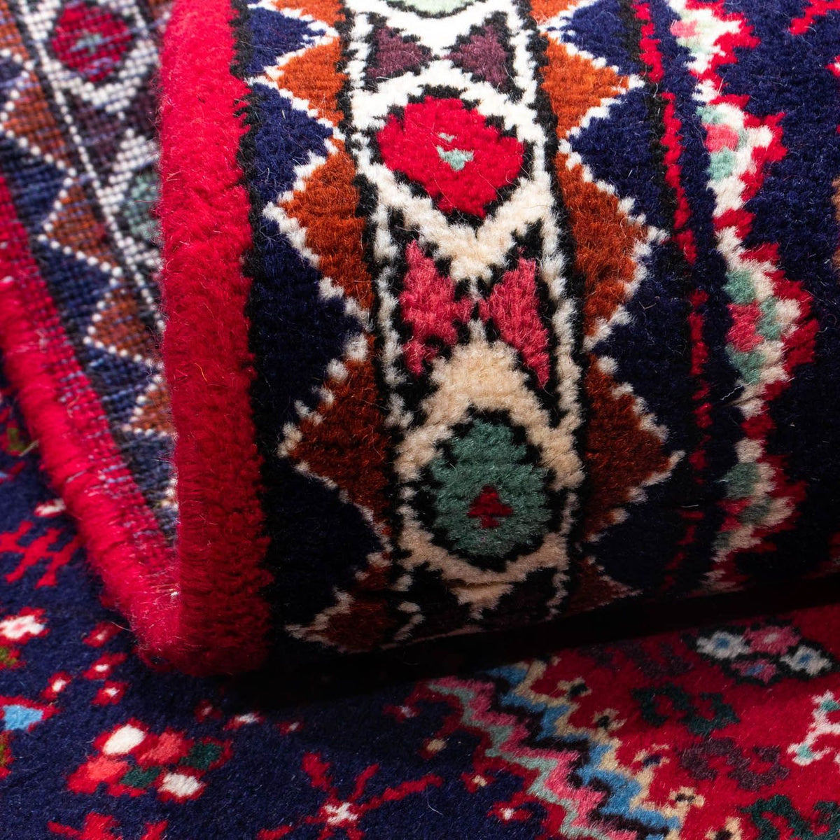 Perzisch Tapijt - Nomadisch - 148 x 98 cm - donkerrood