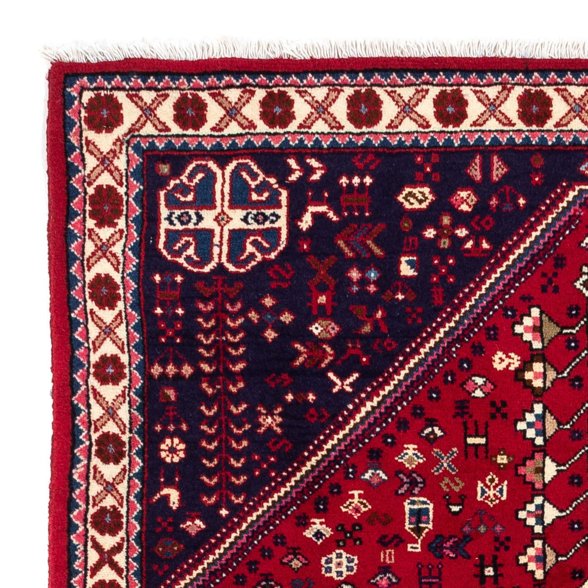 Perzisch Tapijt - Nomadisch - 150 x 103 cm - donkerrood