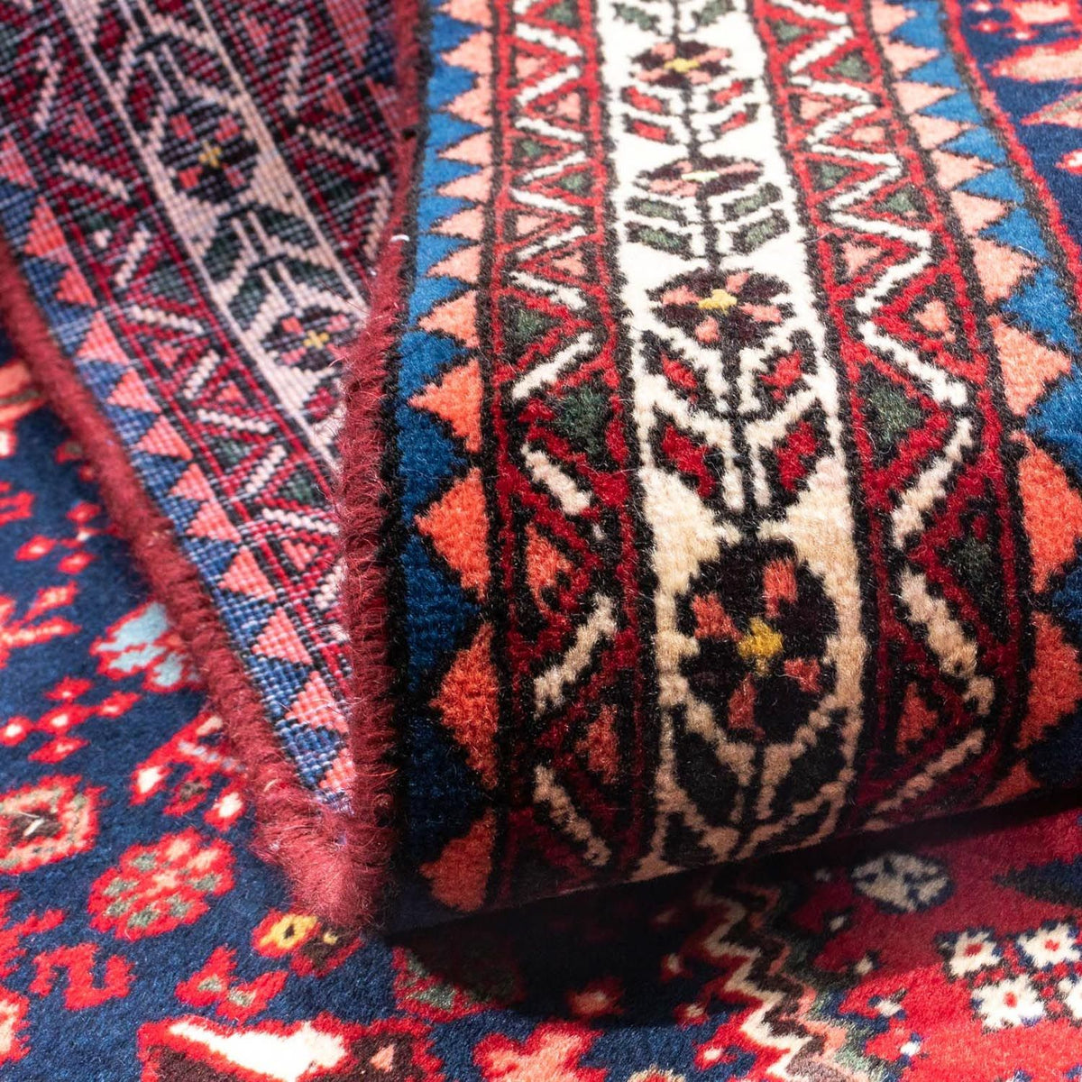 Perzisch Tapijt - Nomadisch - 145 x 100 cm - donkerrood