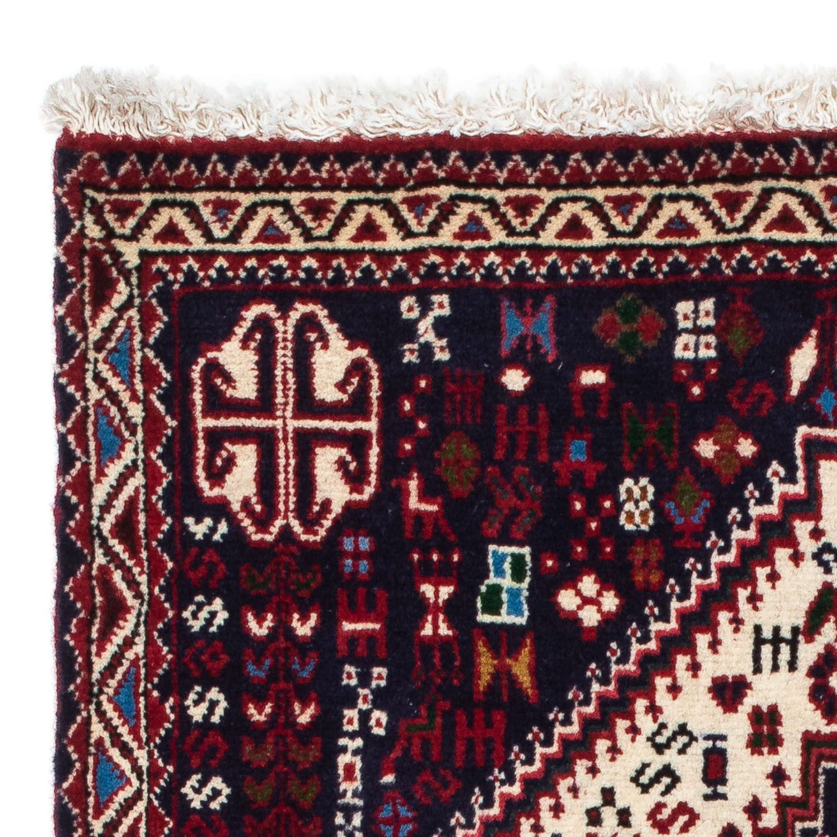 Perzisch Tapijt - Nomadisch - 123 x 75 cm - beige