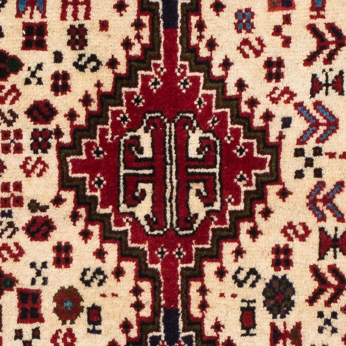 Perzisch Tapijt - Nomadisch - 121 x 77 cm - beige